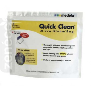 Sachets pour stérilisation au micro ondes "Quick clean" Medela