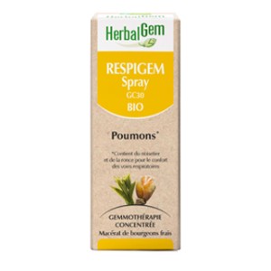 Respigem - Herbalgem - complexe bio poumons CG30 -  spray 10 ml