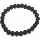 Bracelet Onyx perles mattes 6mm