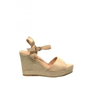 Chaussures Anesia compensées - ref. A6010-1 Beige