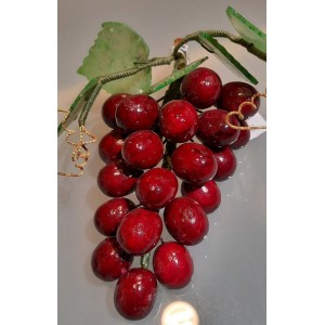 Grappe de raisins en verre Feng Shui