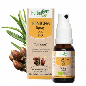 Tonigem - Herbalgem - complexe tonique bio - spray 15 ml